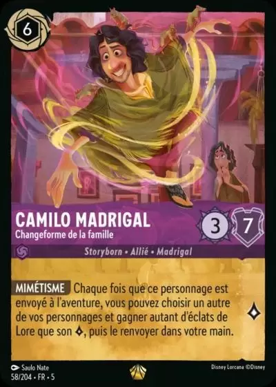 Ciel Scintillant - Chapitre 5 - Camilo Madrigal - Changeforme de la Famille