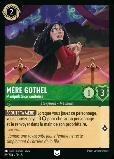 Ciel Scintillant - Chapitre 5 - Mère Gothel - Manipulatrice Vaniteuse