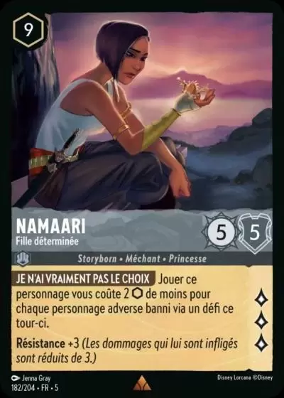 Ciel Scintillant - Chapitre 5 - Namaari - Fille Déterminée