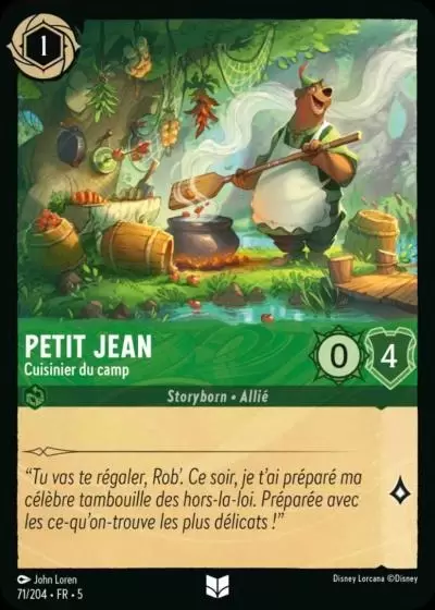 Ciel Scintillant - Chapitre 5 - Petit Jean - Cuisinier du Camp