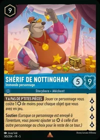 Ciel Scintillant - Chapitre 5 - Shérif de Nottigham - Immonde Personnage