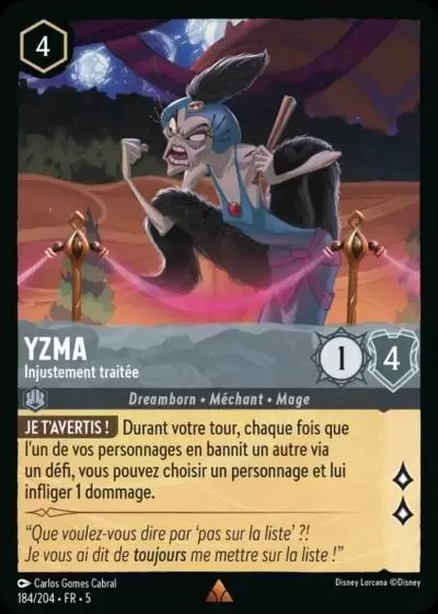Ciel Scintillant - Chapitre 5 - Yzma - Injustement Traitée