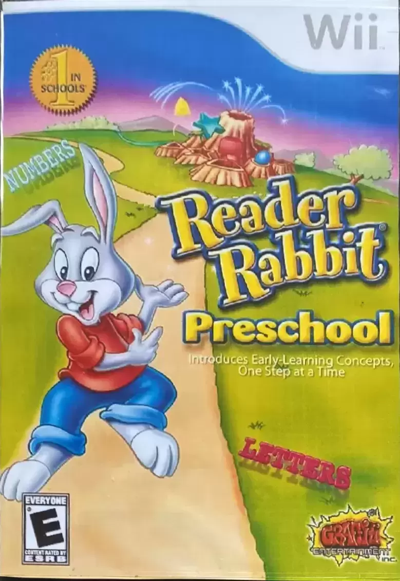 Nintendo Wii Games - Reader Rabbit Preschool