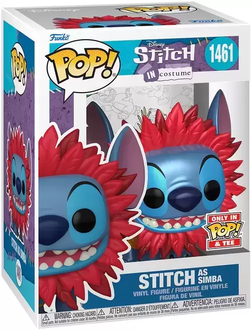 POP! Disney - Stitch in Costume - Stitch as Simba Metallic