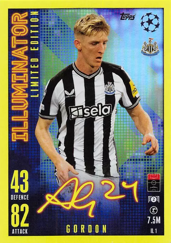 Match Attax Extra: UEFA Champions League 2023/24 - Anthony Gordon