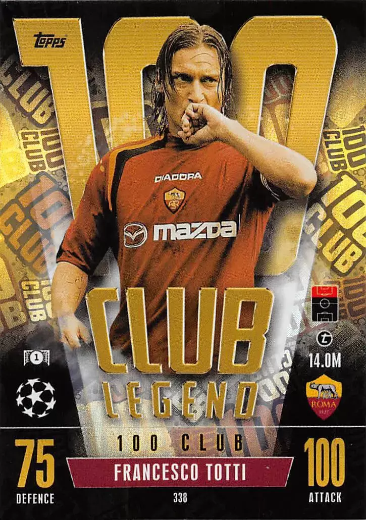 Match Attax Extra: UEFA Champions League 2023/24 - Francesco Totti