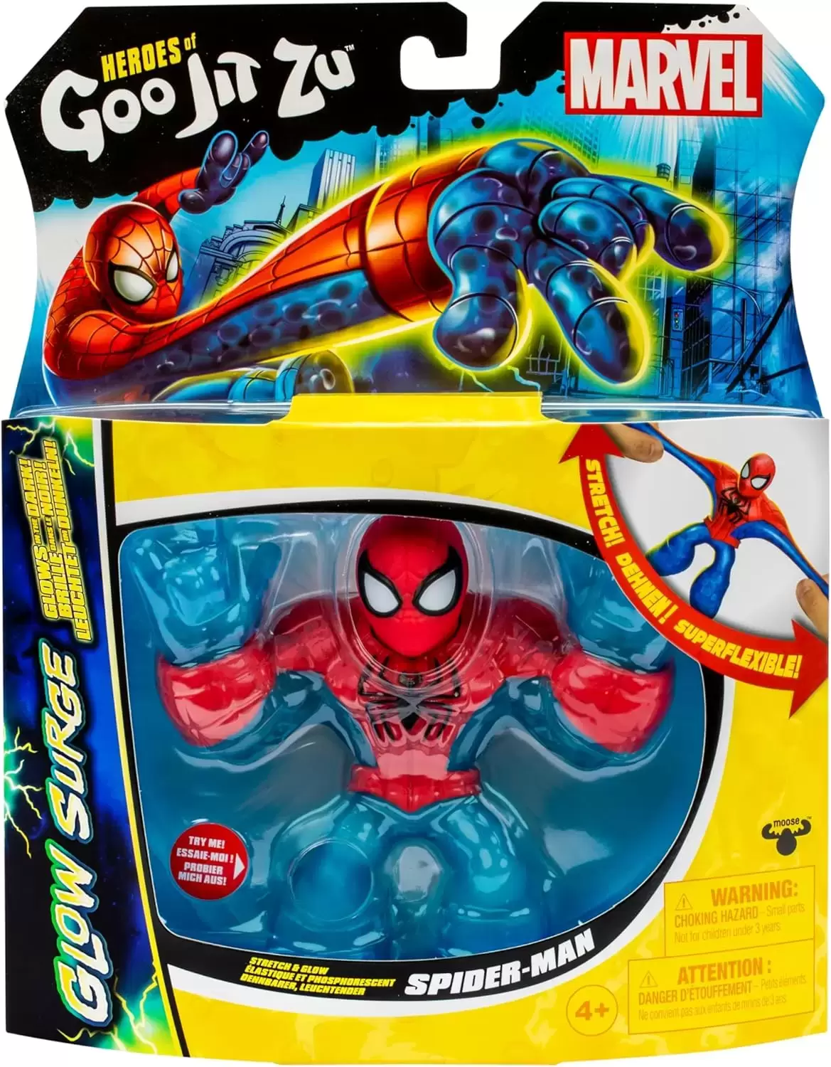 Goo Jit Zu - Marvel - Marvel - Spider-Man Glow Surge