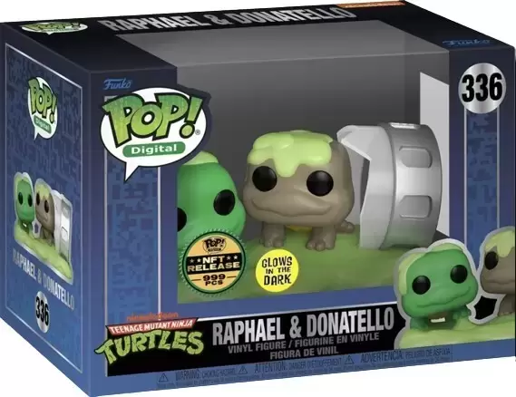 POP! Digital - Teenage Mutant Ninja Turtles - Raphael & Donatello GITD