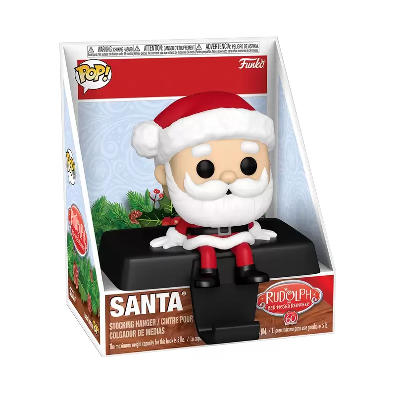 POP! Stocking Hanger - Rudolph - Santa