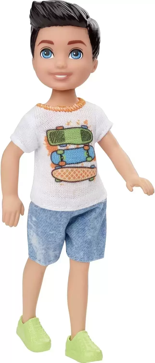 Barbie Chelsea - Chelsea Boy (Skateboard Graphic Shirt and Shorts)