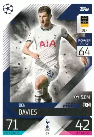 Match Attax UEFA Champions League 2022/2023 - Ben Davies - Tottenham Hotspur