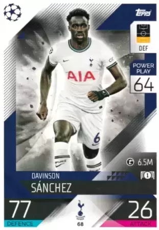 Match Attax UEFA Champions League 2022/2023 - Davinson Sánchez - Tottenham Hotspur