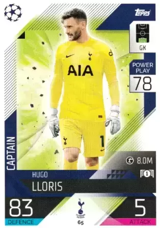 Match Attax UEFA Champions League 2022/2023 - Hugo Lloris - Tottenham Hotspur