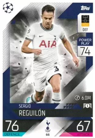 Match Attax UEFA Champions League 2022/2023 - Sergio Reguilon - Tottenham Hotspur