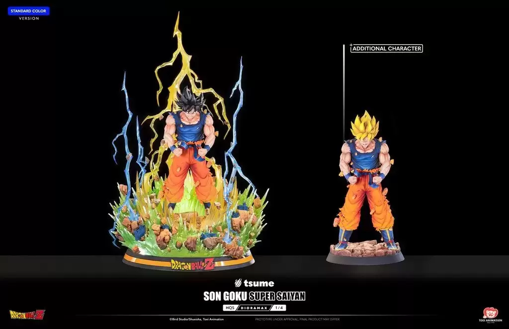 Dragon Ball Tsume Art - Son Goku Super Saiyan - HQS Dioramax - 1:4