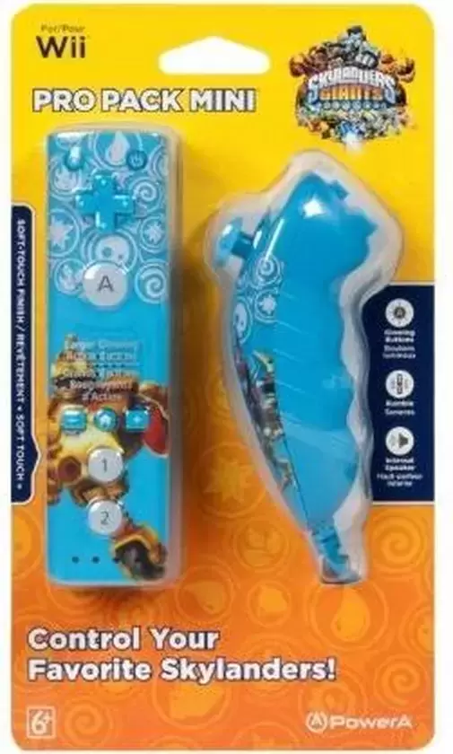 Matériel Wii - Mini remote + Nunchuk \'Skylanders : Giants