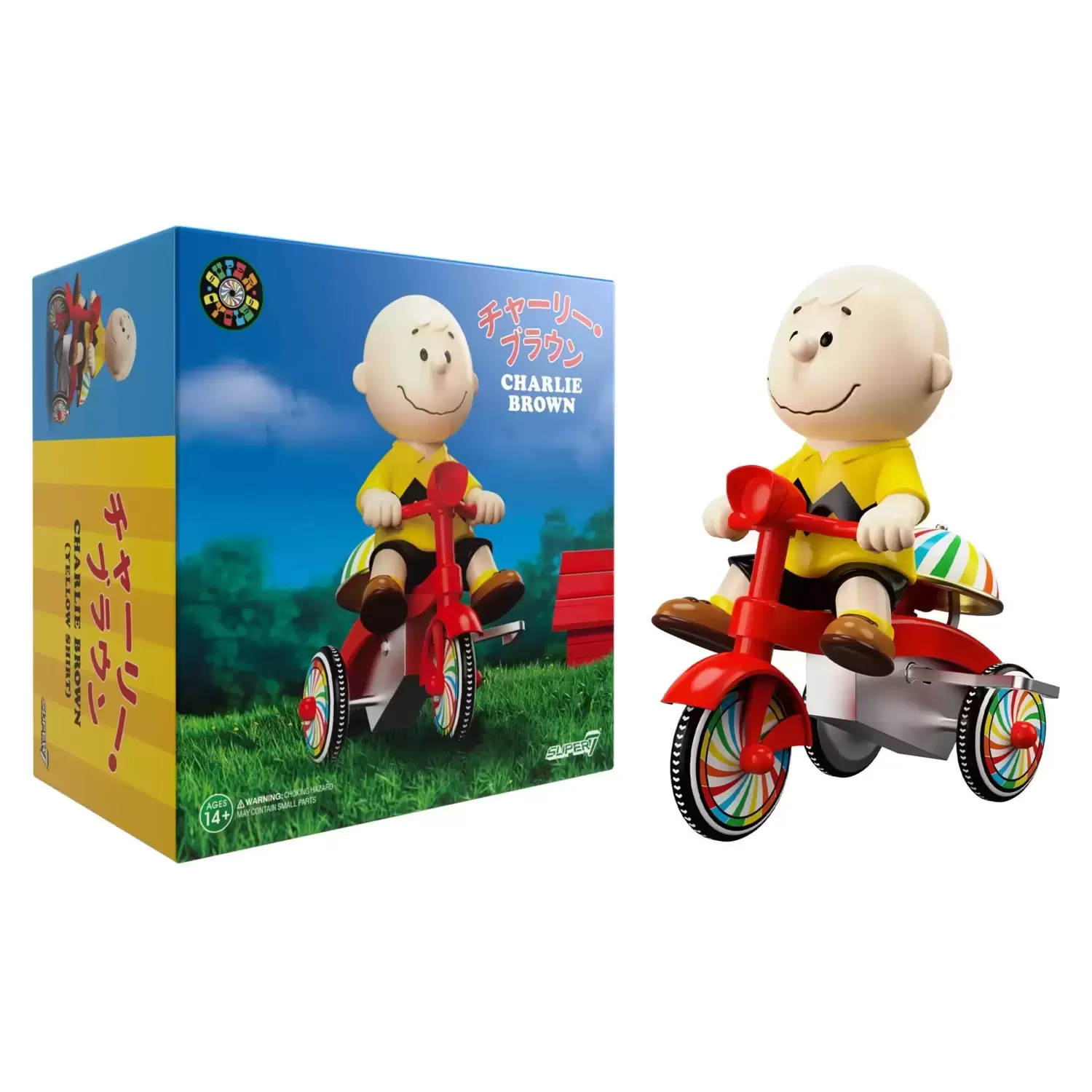 Super7 Supersize - Super Cycles - Charlie Brown (Yellow Shirt)