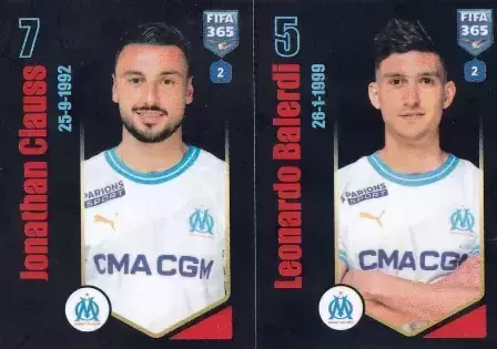 FIFA 365 - 2024 - Jonathan Clauss / Leonardo Balerdi - Olympique de Marseille