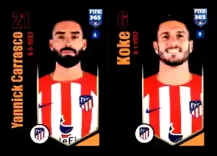 FIFA 365 - 2024 - Yannick Carrasco / Koke - Atlético de Madrid