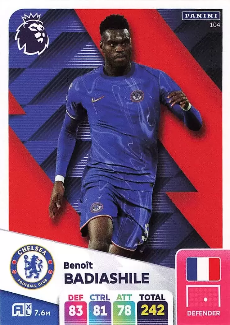 Adrenalyn XL Premier League 2024/25 - Benoît Badiashile