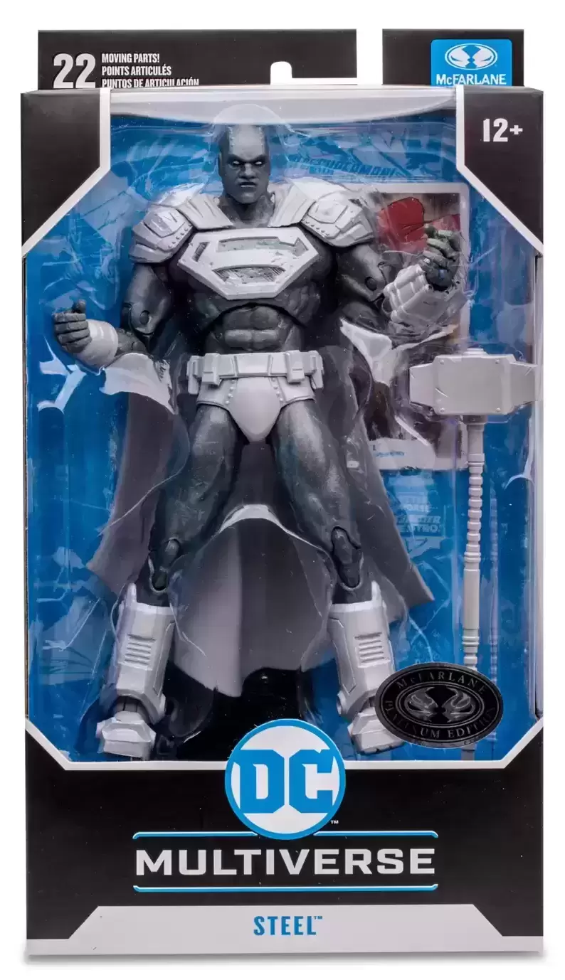 McFarlane - DC Multiverse - Steel (Platinum Edition) - Reign of the Superman