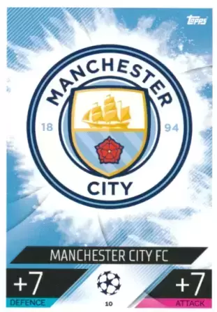 Match Attax UEFA Champions League 2022/2023 - Team Badge - Manchester City FC