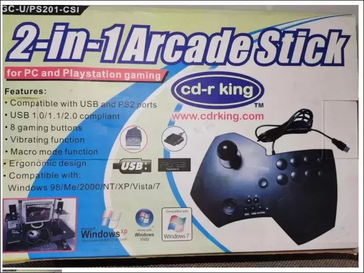 Arcade Stick - CD-R KING - 2-in-1 Arcade Stick