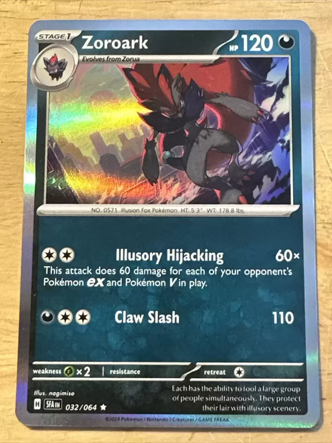 Shrouded Fable - SFAEN - Zoroark Holo