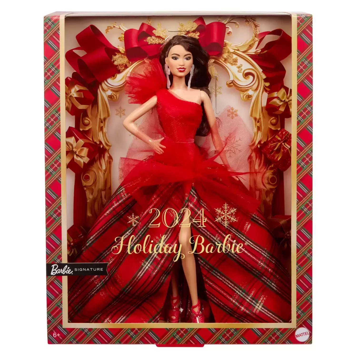 Barbie Signature - 2024 Holiday Barbie (Asian Long Brow Hair)