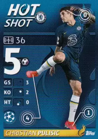 Champions League Season 2021/2022 - Christian Pulisic - Chelsea FC - Hot Shot