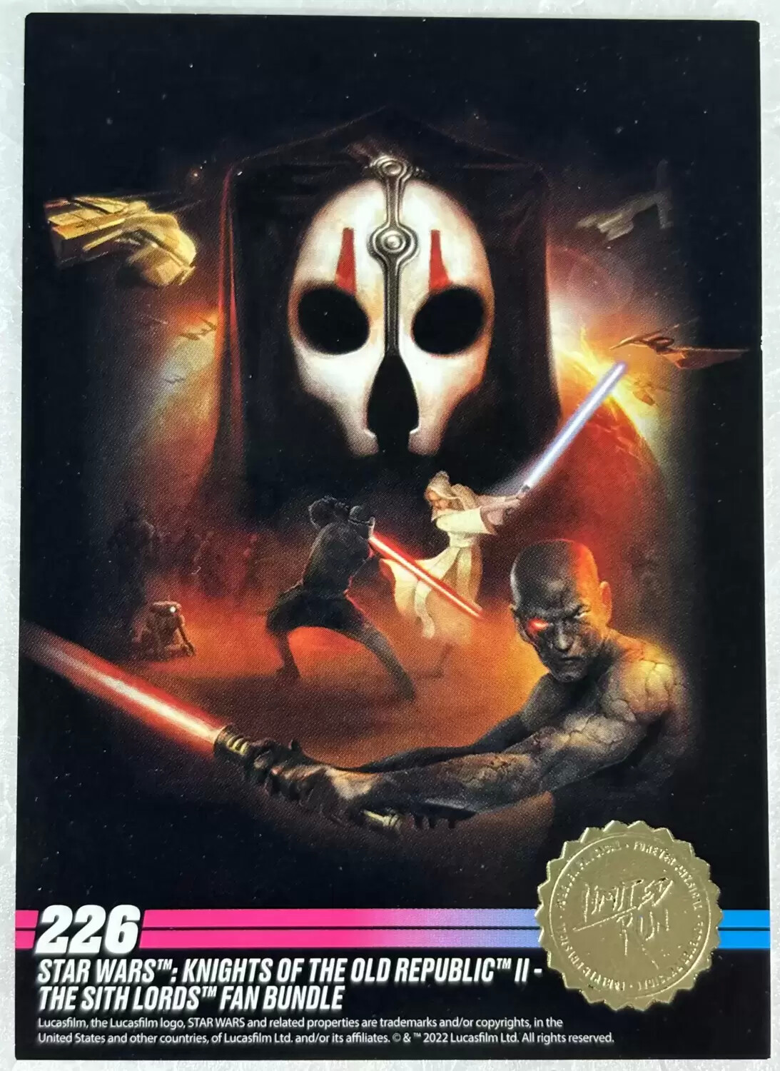 Limited Run Cards Series 3 - STAR WARS: Knights of the Old Republic II - The Sith Lords Fan Bundle