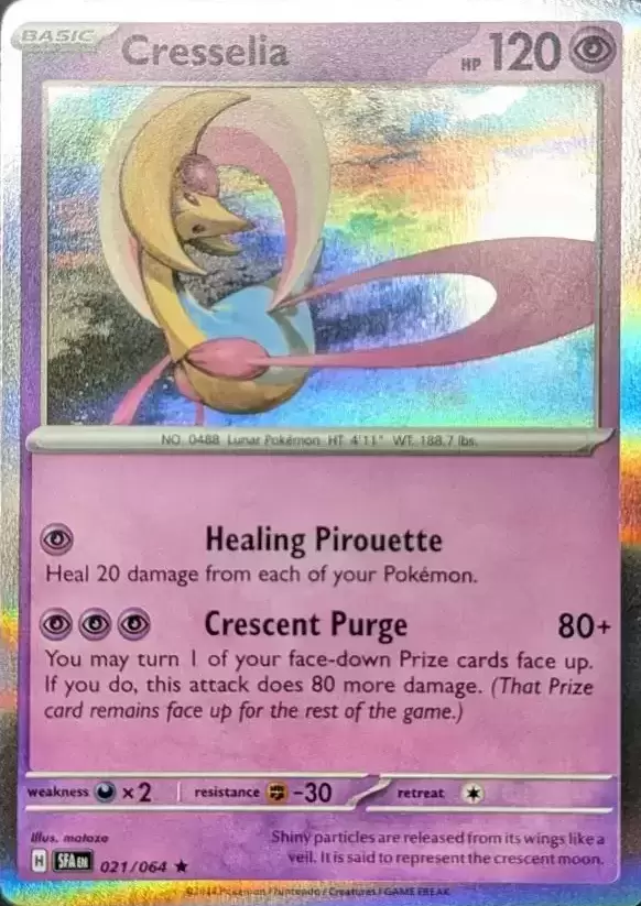 Sv6a Night Wanderer - Cresselia Holographic