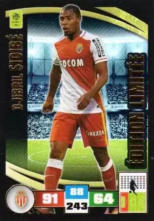 Adrenalyn XL Foot 2016-2017 - Djibril Siidibé - AS Monaco