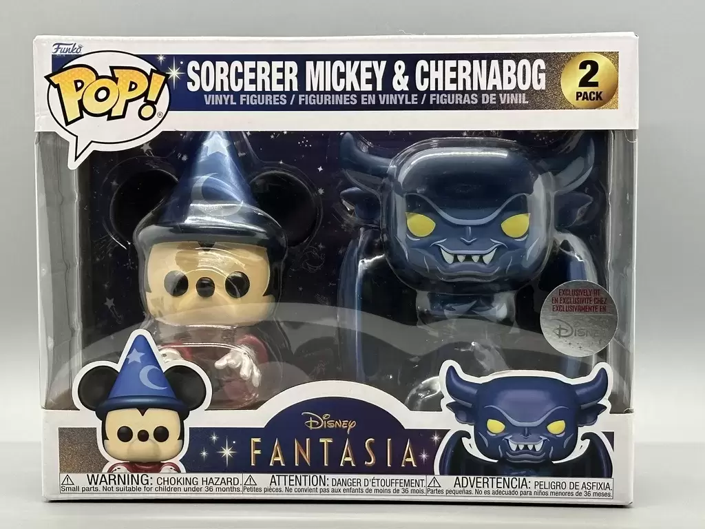 POP! Disney - Fantasia - Sorcerer Mickey And Chernabog Metallic