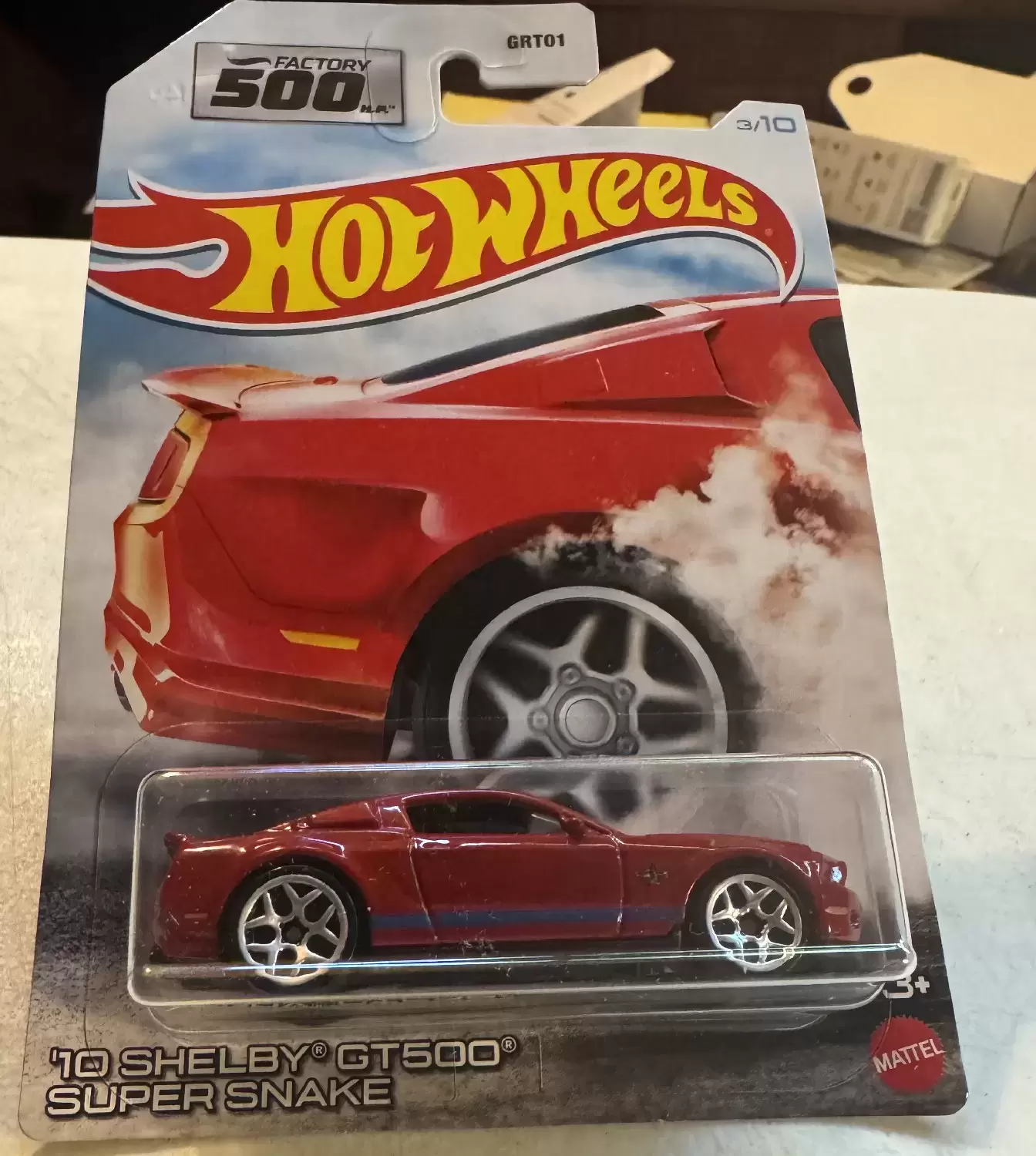 Mainline Hot Wheels - Hot Wheels - Factory 500 series 2020 - ‘10 Shelby GT500 Supersnake (3/10)