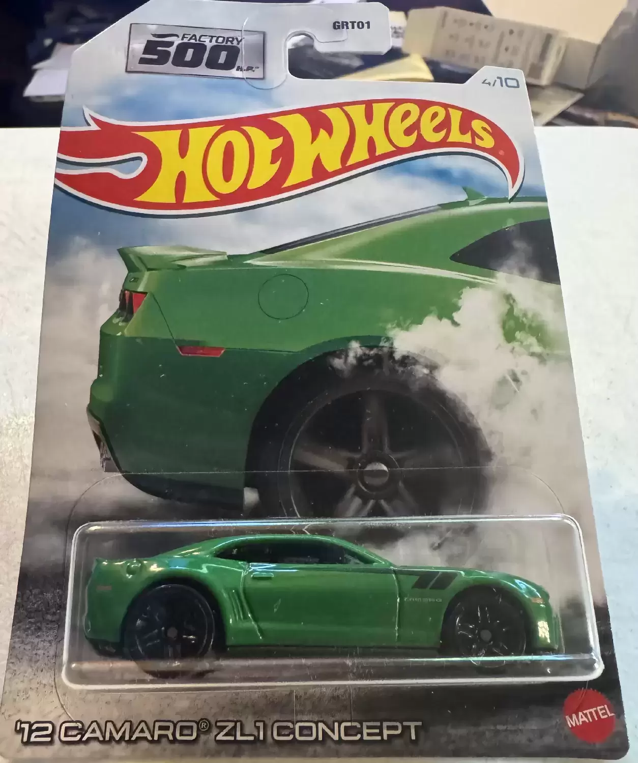Mainline Hot Wheels - Hot Wheels - Factory 500 series 2020 - ‘12 Camaro ZL1 Concept (4/10)