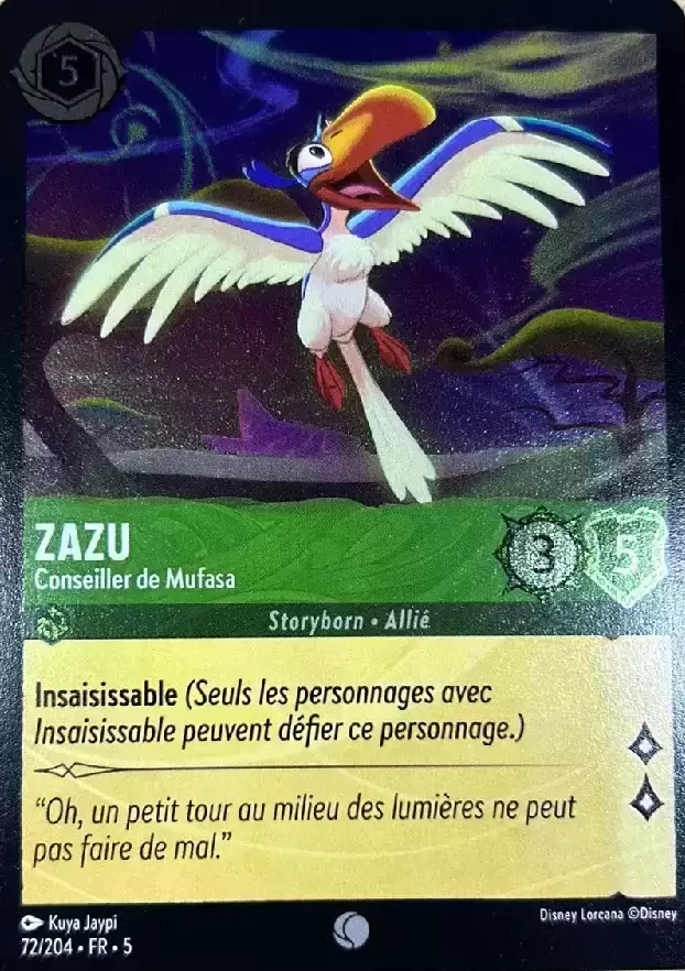 Ciel Scintillant - Chapitre 5 - Zazu - Conseiller de Mufasa - Brillante