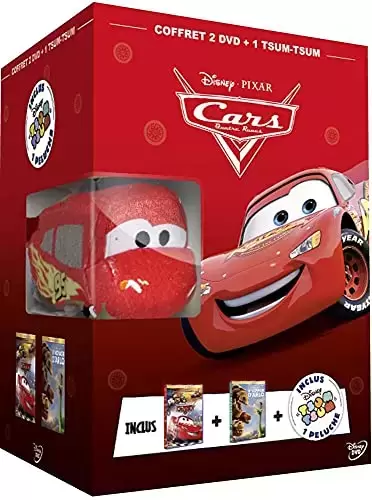 Les grands classiques de Disney en DVD - Cars, Quatre Roues + Le Voyage d\'Arlo [+ 1 Peluche Tsum de Flash McQueen]