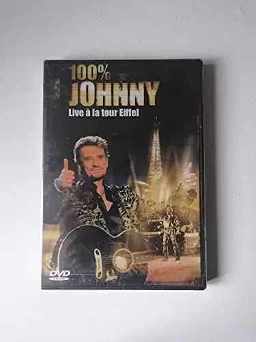 Spectacles et Concerts en DVD & Blu-Ray - Hallyday, Johnny: 100% Johnny live à la Tour Eiffel