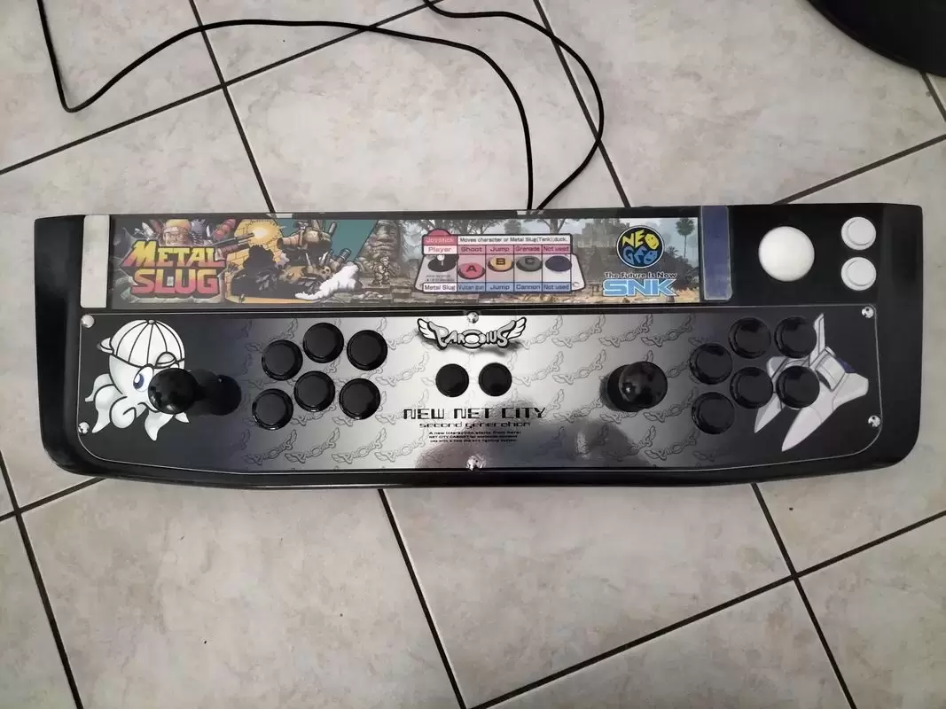 Arcade Stick - Naomi - Parodius Chrome Twin Stick