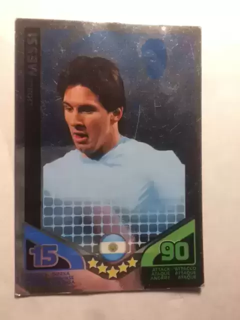 Match Attax - Stars Mondiales Football 2010 - Lionel Messi