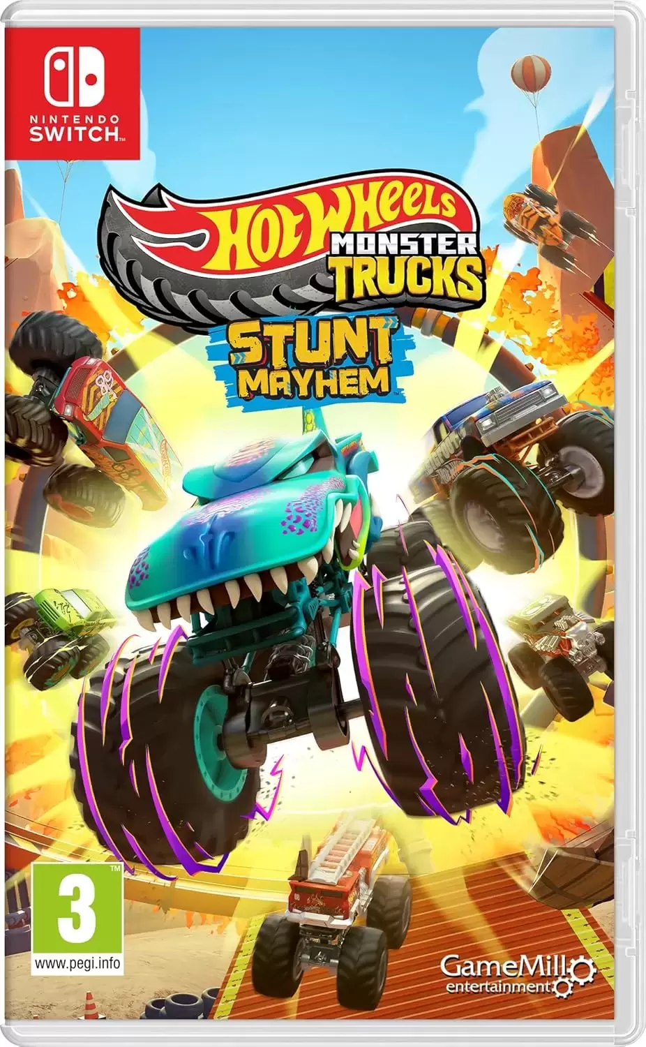 Nintendo Switch Games - Hot Wheels Monster Trucks - Stunt Mayhem
