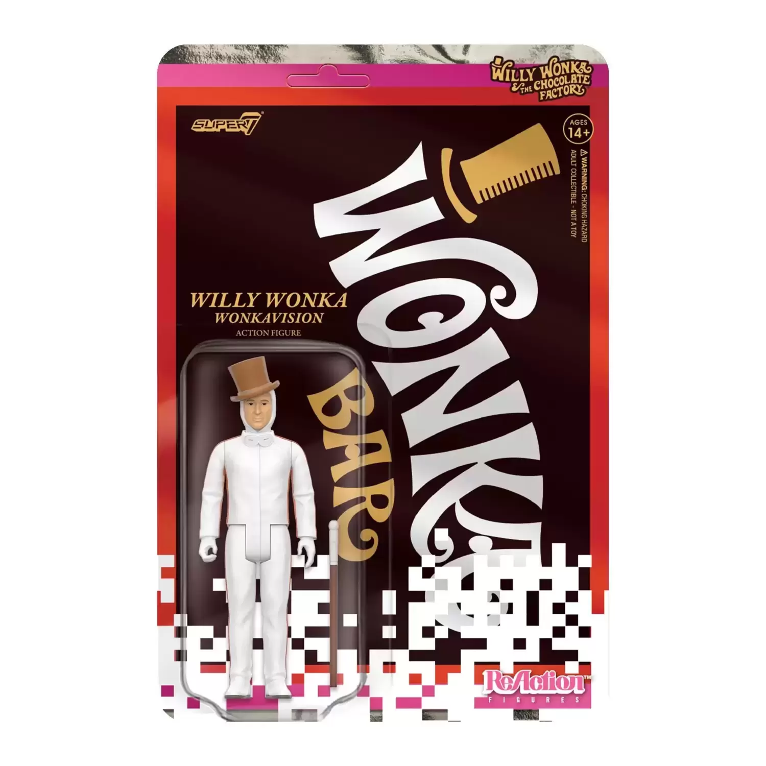 ReAction Figures - Willy Wonka & the Chocolate Factory - Willy Wonka (Wonkavision)