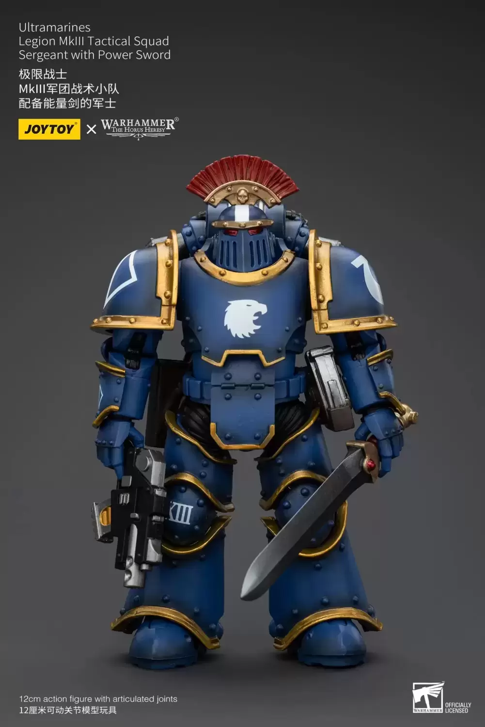 Ultramarines - Legion MKIII Tactical Squad Sergeant with Power Sword