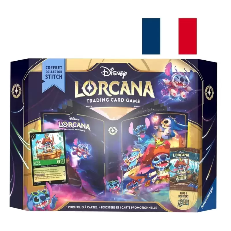 Goodies Lorcana - La Mer Azurite (Chapitre 6) - Coffret Collector Stitch