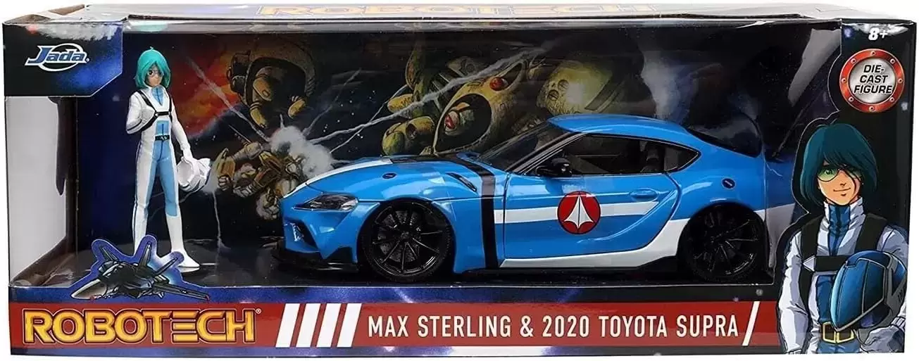 Jada Toys Hollywood Rides - Robotech: Max Sterling & 2020 Toyota Supra 1:24