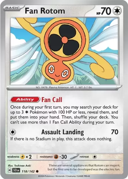 Stellar Crown SCREN - Fan Rotom