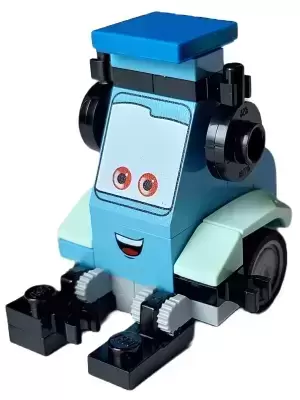 LEGO Cars Characters - Guido - Light Aqua Mudguards, Headset