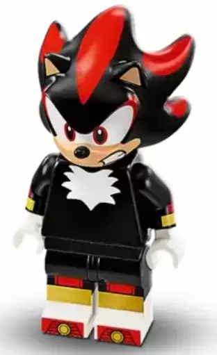 Lego Sonic the Hedgehog Minifigures - Shadow the Hedgehog - Open Mouth