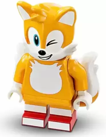 Lego Sonic the Hedgehog Minifigures - Tails (Miles Prower) - Winking (76997)